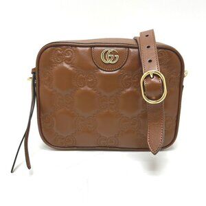 GUCCI 702234 GGMatelasse Double G Small Crossbody Shoulder Bag Unused